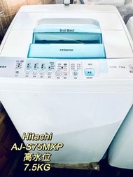 洗衣機 高水位 日式AJ-S75MXP 7.5公斤 95%新 包送貨安裝及90天保用***