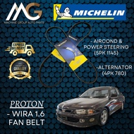 Michelin Belt Proton Wira 1.6 5PK 1145 (Aircond & Power Steering) 4PK 780 (Alternator Made in France
