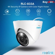 REOLINK RLC-833A 4K Security Camera Outdoor System, 3X Optical Zoom, Two-Way Talk, Color Night Visio