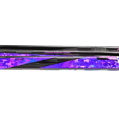 （2-Pack）（SR）（Purple）（Twilite）Hyper-Twilite Purple Grip Carbon Fiber Hockey Stick - Low Lick Point Sp