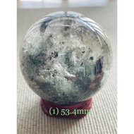 💯% Natural Green Phantom crystal ball 53.4/51/44.8mm