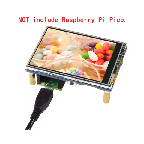 2.8inch Resistive Touch Screen for RPI Raspberry Pi PICO 2 W RP2040 RP2350 Expansion Board LCD Displ
