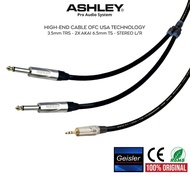 ASHLEY ASHLEY | Ashley Jack Mini 3.5 to 2x Akai TS Mono Audio Cable | Ashley Official Store - Ashley