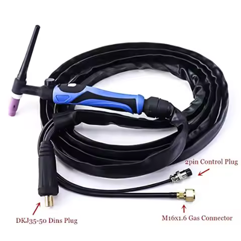 wp26 WP26V WP26FV TIG Torch GTAW Gas Nozzle A-200 Valve Argon 3m 13ft Arc Air Cooled Torch of 150-30
