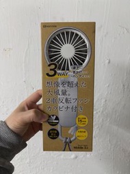 *現貨2025款(白色 / 黑色 / 綠色）訂貨減$10**日本🇯🇵直送* Rhythm 手提風扇