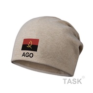 Angola Angola Football Team Logo Plus Velvet Sleeping Pile Hat Men Women Warm Headscarf Sports Equip