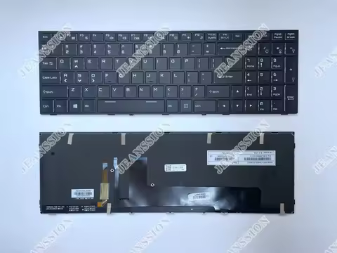 New Original US English QWERTY Colorful Backlit Crystal Keyboard For Clevo P655HP3-G P650HP3 P670HS-