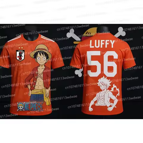 One Piece Anime Football Jersey 2026 New Japan Football Shirt 5 gear Footaball Jersey Special Editio