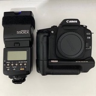 Canon 30V Body+Battery Pack BP-300（送閃光燈550EX）