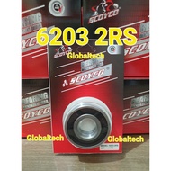 BEARING 6203 2RS RUBBER CAP WHEEL BEARING LAHER