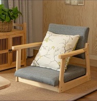 橡膠木榻榻米實木椅, 日式榻榻米椅子|Fine solid oak wood tatami armchair, japanese style chair [椅#櫈#凳#懶人櫈#禮物#豆袋#梳化#傢俬|