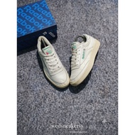REEBOK C85 CLASSIC GREEN SNEAKERS