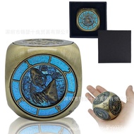 7Metal Dice D6Cthulhu Rotating Dungeons and Dragons1Tabletop RPG Multi-sided Dice Design WWST