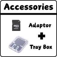 SD CARD White Tray , Adpator