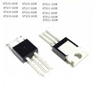 100PCS BT136-600E BT137-600E BT138-600E BT139-600E BT136-800E BT137-800E BT138-800E BT139-800E BT151