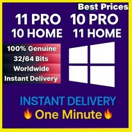 Win 11 Pro Window 10 Pro / 11 Home 10 Home (Instant Delivery IF I Online)