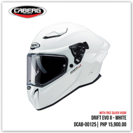 CABERG Full Face Helmet for Motorcycle DRIFT EVO II - White (XS-XXL) (DCAB-00125)