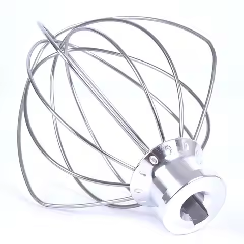 1pc K45WW 6-Wire Whip Attachment KitchenAid For Tilt-Head Stand Mixer For Kitchen Whisk Mixer Head F