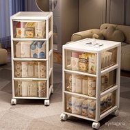 Drawer Storage Cabinet Portable Storage Cabinet Living Room Visible Transparent Sundries Storage Cabinet Large Capacity
