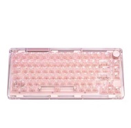 KiiBOOM Phantom 81ปะเก็นคริสตัล USB-C แบบมีสาย/Bluetooth5.0/2.4กิกะเฮิร์ตซ์คีย์บอร์ดแบบกลไกไร้สาย LE