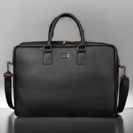 Office leatherbag from to 40cm with 16 inch laptop with many compartments Men R7 Whiki