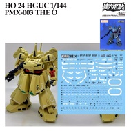 WATER DECAL [MASTER DALIN] H024 HGUC PMX-003 THE O 1/144 SLIDE [FLOURESCNET] MODEL KIT HO 24 H