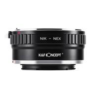 K&F Concept Adapter for Nikon AI AIS F Lens to Sony E Mount Camera a7R2 A73 A7R4