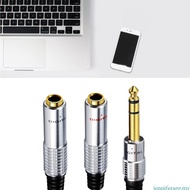 jenniferagg.my 1 4 inch TRS Stereo Splitter Y-Cable 7 9inch 1 4 Inch 6 35mm Stereo Male Plugs to Dua