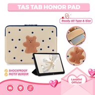 Tab Bag Cute Brown Modeltablet Case Honor Pad 9 8 12.1 12.1" 2025 X9 X8a 11 11.5 inch Casing Sleeve 