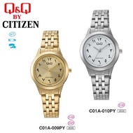 Q&Q Japan by Citizen Ladies' Stainless Steel Arabic Dial Watch C01A