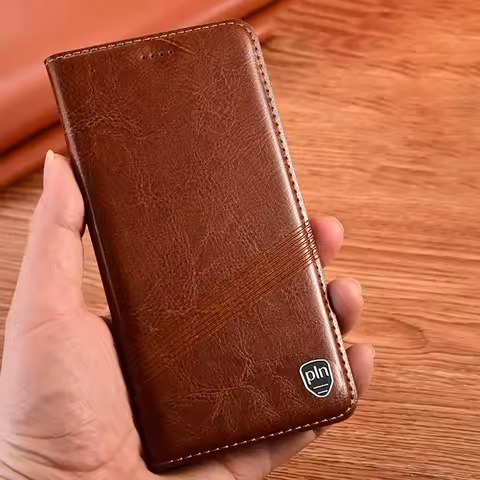 Cowhide Genuine Leather Phone Case For ZTE Nubia Z70 Z70S Z60 Z60S Z50 Z50S Z40S Z30 Z20 Pro Ultra F