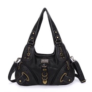 Angel's Kiss y2k Bag Niche Retro Female Asian Culture High-End Large-Capacity vintage Cross Bag