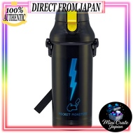 "Skater Kids' Plastic Water Bottle - 480ml / 800ml - Antibacterial - Featuring Popular Characters" D