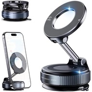 2026 Upgraded Car Vacuum Magnetic Phone Holder for Magsafe [96+LBS Suction & 2800gf Magnetic], 360°A