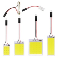 High Brightness COB LED Car Dome Light Adhesive Plate With T10/Festoon Adapter For The Cabin Rear Of