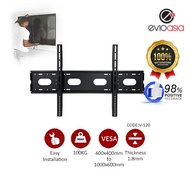 Evio Asia 42 inch - 120 inch Universal Fixed Heavy Duty LCD LED Flat Panel TV Wall Mount TV Bracket