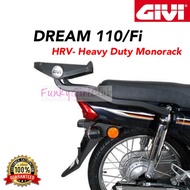GIVI MONORACK J HEAVY DUTY ADVANCE RACK HRV DREAM110 EX5 DREAM 110 Fi EX5DREAM110 HONDA
