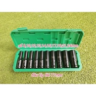 Bộ 10 khẩu siết mở bulong dài 78cm loại 1/2