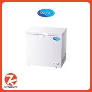 SNOW BDW185 Chest Freezer Top Opening Deep Freezer Peti Sejuk Beku untuk Simpanan Stock Frozen Ikan 