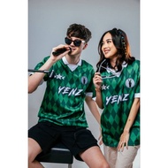 Jersey Yenz Ori Collection - Green Axton Limited Edition️‍ Jersey Collar Sublimation Unisex Polo Shi