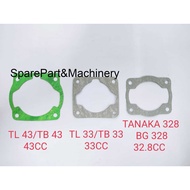 TANAKA 328/BG 328/TL33/TB33/TL 43/TB43/TB52 BLOCK GASKET