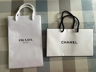 Chanel &amp; Prada paper bag 名牌紙袋