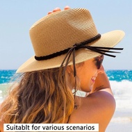 New store openingStraw Hat For Women Men UV Protection Nature Panama Hat Wide Brim Hat Men Classic F