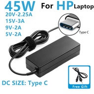 45W 65W Type c Charger For HP Laptop Chromebook 11 / HP Various Moder With Power cord