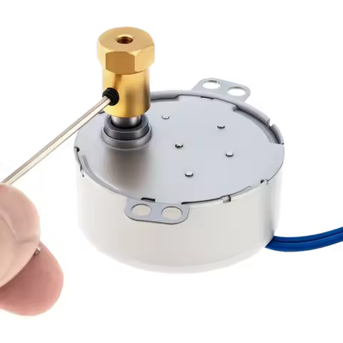 Synchronous Turntable Motor Kit 5-6RPM 50/60Hz 4W 100-127V AC CCW/CW Synchron Electric Motor for Cup