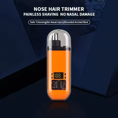 Nose Hair Trimmer Portable Trimmer for Nose Mini Nose and Ear Hair Trimmer Portable Nose Trimmer Rec