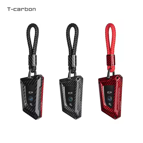 T-carbon Car Key Case Cover For BMW F20 G30 G20 X1 X3 X4 X5 G05 X6 Accessories Car-Styling Holder Sh