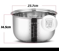 3L/4L/5L Food grade 304 stainless steel Rice cooker liner Three-layer composite bottom