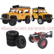 4PCS StarshipRC RC car 67.5mm metal Wheel rim 70mm tire for MN 1/12 MN82 MN82S MN82 PROLC79 MN78 D90