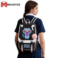 MOJOYCE กระเป๋าเป้สะพายหลังความจุใหญ่ปีศาจแบบ Kpopเป้สะพายหลัง Demon Hunter โรงเรียนกระเป๋าเป้สำหรับ